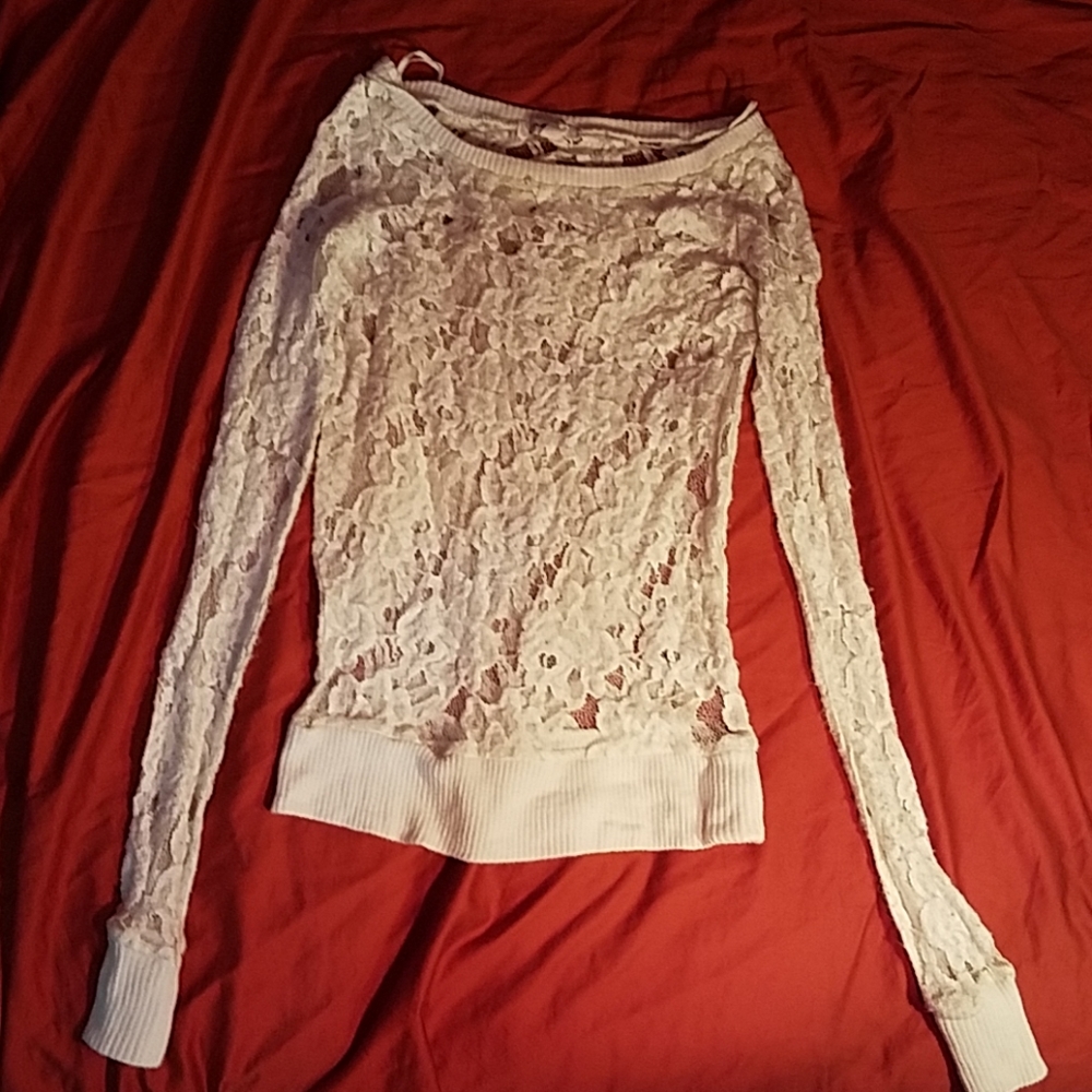 Lace overshirt